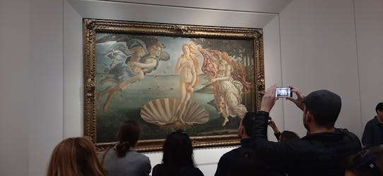 Bilhete da Galeria Uffizi com tour guiado por áudio